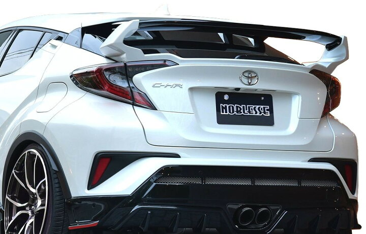 楽天市場】トヨタ C-HR 前期 リア ウイング 角度可変式 FRP 未塗装 