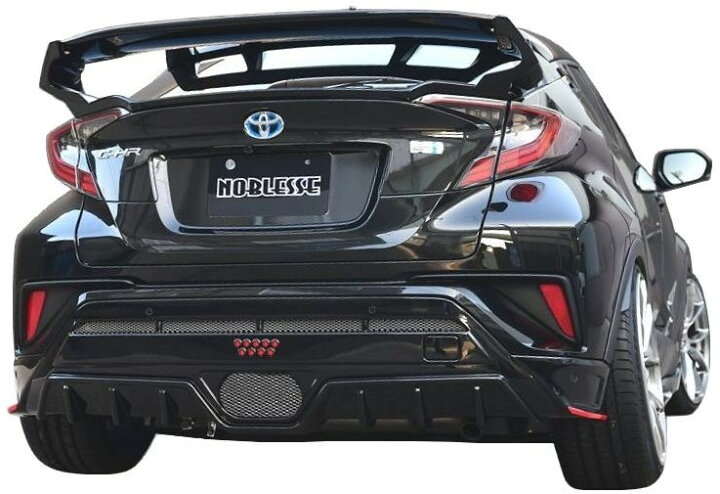 楽天市場】トヨタ C-HR 前期 リア ウイング 角度可変式 FRP 未塗装 