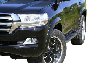 【M's】ランクル 200 後期(H27年8月-)オーバー フェンダー(30mm ワイド 標準バンパー用) ELFORD エルフォード エアロ トヨタ ランドクルーザー 200系 後期 TOYOTA LAND CRUISER 200 4.6 GX AX ZX URJ202W