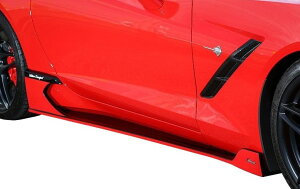 【M's】 REVORIX C7 コルベット サイド ステップ ROWEN ロエン エアロ スポイラー スカート シボレー CHEVROLET CORVETTE LT1 Z51 FRP G0230011