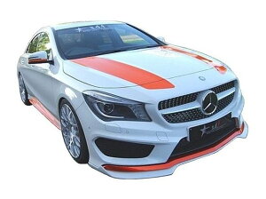 【M's】メルセデスベンツ CLA C117 前期 s.d.f star design factory TYPE B エアロ 3点セット フロント リップ スポイラー TYPE B リア ディフューザー ルーフ スポイラー 3点キット SET タイプB フロント リア