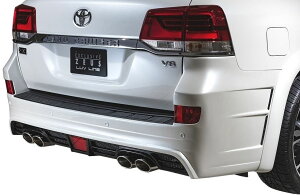 【M's】ランクル 200 後期(H27.8-)リア バンパー スポイラー / M'z SPEED エアロ トヨタ TOYOTA LAND CRUISER URJ202W / LUV LINE 2311-3151