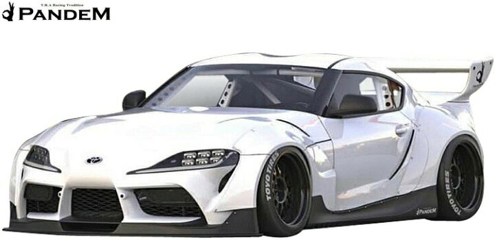 GRスープラ 90スープラ フロントリップスポイラー V1/サイドフラップ 