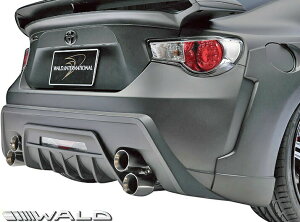 【M's】トヨタ 86 ZN6 (H24.4-) WALD Sports Line リアバンパースポイラー//FRP製 ハチロク ヴァルド バルド エアロ カスタム シンプル スポーツライン TOYOTA ドリフト ゼロヨン リヤバンパースポイラ