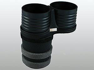 【M's】VW ティグアン(08y-16y)ALCABO ドリンクホルダー(ブラック カップタイプ)アルカボ カップホルダー 黒 TIGUAN AL-B107B ALB107B