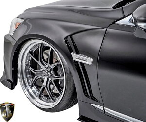 【M's】レクサス 40系 後期 LS460 LS600h (F-SPORT用) AIMGAIN 純VIP SPORT フロントフェンダーダクト FRP エイムゲイン エアロ LSエアロ エアロパーツ カスタムフェンダー カスタム シンプル レクサスLS LEXU