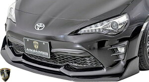 【M's】 トヨタ 後期 86 ハチロク ZN6 (2016.8-) AIMGAIN SPORT フロントスポイラー ( タイプ1 ) FRP 未塗装 エイムゲイン スポーツ FRP 未塗装 エアロ パーツ カスタム シンプル 改造 外装 SET KIT Type-1 T1 リ
