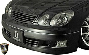 【M's】 トヨタ 16 アリスト JZS160 JZS161 (1997.8-2005.8) AIMGAIN 純VIP フロントバンパー エイムゲイン FRP 未塗装 エアロ パーツ カスタム シンプル ドレスアップ 改造 外装 TOYOTA ARISTO 16アリスト エイム