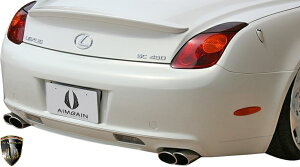 【M's】 レクサス 前期 SC430 UZZ40 (2001.4-2005.7) AIMGAIN 純VIP リアバンパー エイムゲイン FRP 未塗装 エアロ パーツ カスタム LEXUS SC エイムガイン リヤ バンパー 交換タイプ