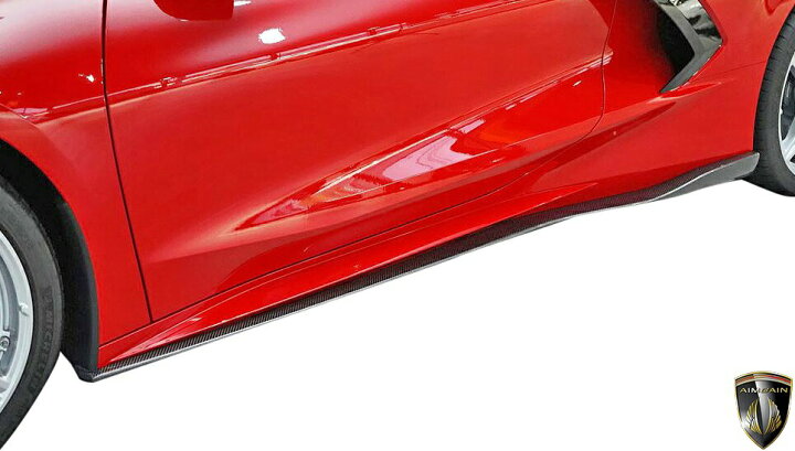 楽天市場 M S シボレー C8 コルベット 前期 y Aimgain Gt サイドアンダースポイラー 左右 エイムゲイン カーボン Carbon Cfrp エアロ パーツ 社外 外装 カスタム ドレスアップ アメ車 新型 現行 型 モデル エイムガイン サイドステップ サイドスポイラー