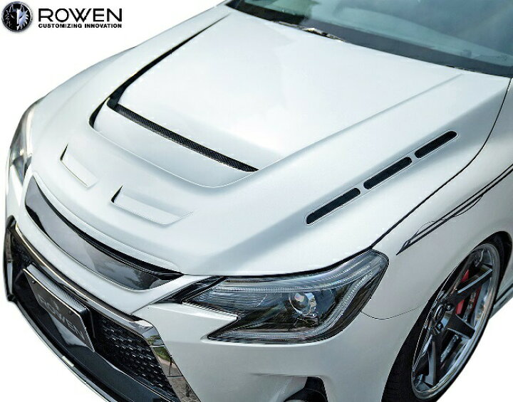 楽天市場 M S トヨタ 130 マークx G S Gr Sport 12 08 16 11 17 09 Rowen Rr レーシングボンネット Frp 前期 後期 エアロ ロエン ローウェン ローエン ロウェン エアロボンネット クーリングボンネット カスタム Mark X Grスポーツ Grx130 Grx133