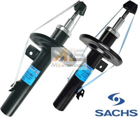 【M's】プジョー 207 SW CC 1.4/1.6/1.6T A7 (2007y-2012y) SACHS フロント ショックアブソーバー 左右 2本 ／／ ザックス ショック ダンパー 2個 セット 左前 右前 社外 パーツ 部品 足回り 外装 正規 Peugeot 313-679 313-681 313679 313681 313 679 313 681