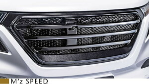 【M's】 スズキ ソリオ バンディット MA37S (2020/12-) M'z SPEED GRACE LINE フロントグリル (カメラ有) エムズスピード ABS 未塗装 エアロ パーツ カスタム シンプル 外装 ラジエターグリル ラジエーター