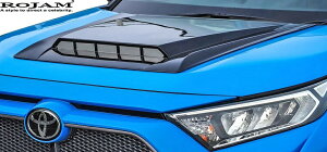 【M's】 トヨタ RAV4 X/G/G-Z/Adventure (2019/4-) ROJAM ボンネットフードダクト FRP 未塗装 ロジャム エアロ パーツ カスタム TOYOTA ラヴ4 ラブ4 MXAA5 AXAH5 アドベンチャー ボンネットダクト 新型 現行 20-bhd-