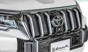 【M's】 トヨタ 後期 150系 ランドクルーザー プラド TRJ150W (2017/9-) ROJAM IRT SURVIVOR フロントグリル ( マルチテレインモニター対応 ) ロジャム ランクル FRP 未塗装 エアロ パーツ カスタム 外装 PRAD