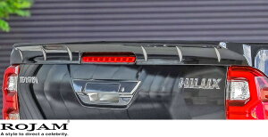 【M's】 トヨタ GUN125 ハイラックス 後期 (2020/8-) 全グレード ROJAM IRT SURVIVOR リアゲートスポイラー FRP 未塗装 24-rgs-hil ロジャム アイアールティー サバイバー エアロ パーツ カスタム シンプル
