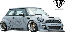 【M's】 R56 R57 R58 R59 BMW ミニ (2006y-2013y) Liberty Walk LB サイドスカート 左右 ／／ FRP MINI リバティーウォーク リバティウォーク エアロ リバティー リバティ ミニクーパー ワン クーパーS カブリオレ クーペ ロードスター サイドステップ サイドスポイラー