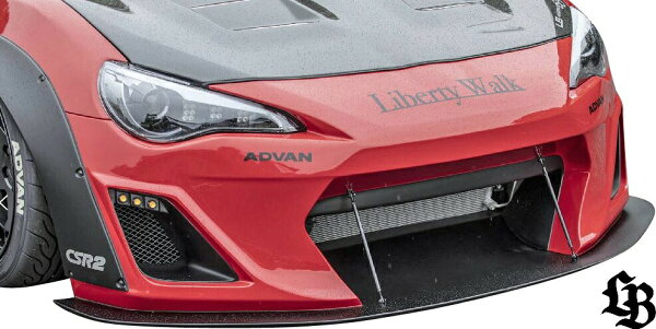 【M’s】 TOYOTA 86 ZN6 / SUBARU BRZ ZC6 (2012y-2021y) Liberty Walk lb★nation LB フロントバンパー ／／ FRP 未塗装 リバティーウォーク エアロ パーツ カスタム エクステリア 外装 部品 改造 社外 正規 本物 リバティウォーク LibertyWalk ハチロク ビーアールゼット
