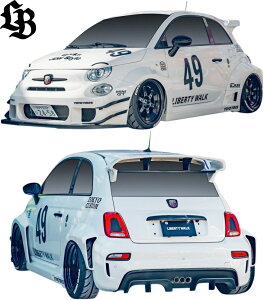 yMfszAog595 ABARTH595 ^ (2017.2-) LB-WORKS x Abas Works Rv[g{fBLbg 6_ FRP LIBERTY WALK oeB[EH[N tLbg tGA Zbg GA p[c i O O  