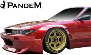 yM'szY S13 VrA 1988-1993 PANDEM Ver.4 tgtF_[ E Б+85mm FRP h pf Lbg GA p[c i O JX^ Poj Pbgoj[ jbT NISSAN 13 SILVIA V4 