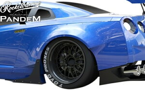 �yM's�z ���Y R35 GT-R (2007.12-2025.8) PANDEM V1.0 ���A�t�F���_�[ �I�[�o�[�t�F���_�[ ���E (�Б�+75mm) �p���f�� Rocket Bunny ���P�b�g�o�j�[ ���P�o�j TRA���s �G�A�� �p�[�c ���i �O�� �ЊO �J�X�^�� GTR 3