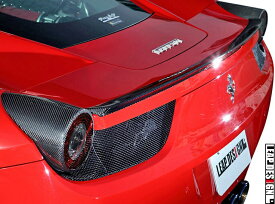 【M's】 フェラーリ 458イタリア (2009y-2015y) LEAP DESIGN リアスポイラー ／／ カーボン CARBON 未塗装 リープデザイン エアロ パーツ カスタム シンプル 外装 改造 Ferrari 458 458Italia フェラーリ458 リヤスポイラー トランクウイング トランクスポイラー