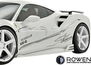 �yM's�z �t�F���[�� 488 GTB/�X�p�C�_�[ (2015.07-) ROWEN WORLD PLATINUM �T�C�h�X�e�b�v ���E �^�^ FRP ���G�� ���E�F�� ���[�E�F�� ���[�G�� �g�~�[�J�C�� �T�� �G�A�� �p�[�c �J�X�^�� �O�� Ferrari 488GTB 4