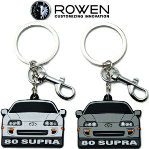 �yM's�z ROWEN 80 SUPRA Rubber Keyring 8TR013 �L�[�z���_�[ ���o�[�L�[�����O ���Ԃ̃L�[ ���킢�� ������� �����I�[�g�T���� ��l�C �v���[���g �X�[�v�� �z���C�g 8TR013-WH �V���o�[ 8TR013-SL