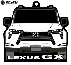 �yM's�z ROWEN LEXUS GX Rubber Keyring 8LR012 �L�[�z���_�[ ���o�[�L�[�����O ���Ԃ̃L�[ ���킢�� ������� �����I�[�g�T���� ��l�C �v���[���g ���N�T�X �W�[�G�b�N�X �z���C�g 8LR012-WH �u���b�N 8LR0