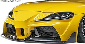 【M's】 トヨタ GR スープラ RZ/SZ-R/SZ 前期 (R.01.05-) WALD WIDE VERSION フロントバンパースポイラー // FRP 未塗装 ヴァルド バルド エアロ パーツ カスタム GRスープラ 90スープラ A90 TOYOTA SUPRA DB42 DB82