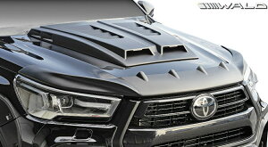 【M's】 トヨタ 後期 GUN125 ハイラックス (R2.8-) WALD ボンネット セット ( バグガード + ボンネットスクープカバー ) HILUX ヴァルド バルド エアロ パーツ 部品 外装 社外 正規 本物 改造 カスタム