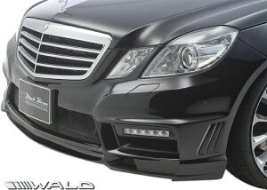 【M’s】 W212 ベンツ Eクラス セダン 前期 (2009.5-2013.5) WALD BLACK BISON フロントバンパースポイラー (LEDバージョン) FRP 未塗装 ヴァルド バルド ブラックバイソン エアロ パーツ カスタム 外装 外