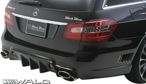 【M’s】 S212 W212 ベンツ Eクラス ステーションワゴン 前期 (2011y-2013y) WALD BLACK BISON リアバンパースポイラー FRP ヴァルド バルド ブラックバイソン エアロ パーツ カスタム 外装 外観 部品 改造