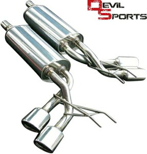 【M's】 W463 ベンツ Gクラス G500 G550 (2001y-2015y) Devil Sports オーバル 左右4本出し マフラー デビルスポーツ 競技用 車検非対応 社外品 メルセデス BENZ ゲレンデ パーツ 外装 エクステリア カスタム