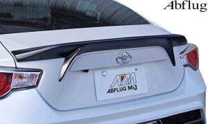 【M’s】 トヨタ 86 ハチロク ZN6 (2012.4-2021.9) Abflug Spiral リアアッパースポイラー GFRP 未塗装 アブフラッグ スパイラル エアロ パーツ カスタム リア リヤ スポイラー ダック テール ウイング 外