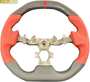 �yM's�z ���Y R35 GT-R (2007y-2016y) TOP SECRET 8�p �J�[�{�� �X�e�A�����O 365�� (H�^���b�h���U�[) �g�b�v�V�[�N���b�g �p�[�c ���� ���i ���K �{�� �ЊO �J�X�^�� �h���X�A�b�v �j�b�T�� NISSAN SKYLINE 35 G