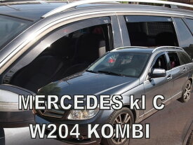 【M's】W204 S204 ベンツ Cクラス ワゴン (2007-2014) HEKO ドアバイザー サイドバイザー 1台分 (フロント+リア) ヘコ フロントバイザー リアバイザー ダークスモーク 社外品 外装 部品 パーツ 雨避け セット メルセデス MERCEDES BENZ 323604 4582626810998