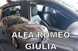 【M's】アルファ ロメオ ジュリア 952 (2017-) HEKO ドアバイザー サイドバイザー 1台分 (フロント+リア) ヘコ ウインドー フロントバイザー リアバイザー セット パーツ ALFA ROMEO Giulia スプリント スーパー ヴェローチェ クアドリフォリオ GTA 310116 4582626810011