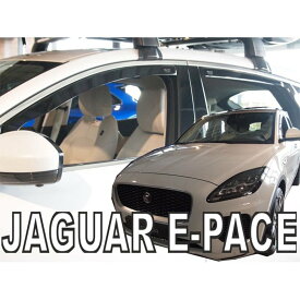 【M's】ジャガー E-Pace DF X540 SUV (2018-) HEKO ドアバイザー / サイドバイザー 1台分 ( フロント + リア ) 社外品 ヘコ フロントバイザー リアバイザー 雨よけ ダーク スモーク セット パーツ 部品 外装 JUGUAR Eペース 4582626810837 318307