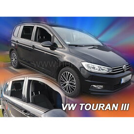 【M's】VW Touran トゥーラン 5T Van (2016-) HEKO ドアバイザー サイドバイザー 1台分 (フロント+リア) 社外 ヘコ フロントバイザー リアバイザー 雨よけ ダーク スモーク セット パーツ 外装 部品 フォルクスワーゲン バン 4582626811650 331005