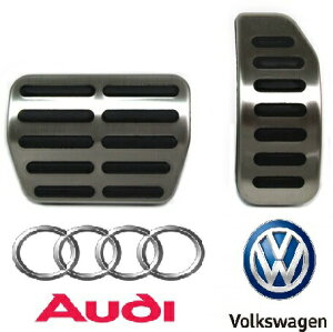【M's】 VW Polo6R/9N AUDI A1 純正 ATペダルセット ステンレス製 251122 フォルクスワーゲン ポロ アウディ アクセル ブレーキ ペダル 2点セット スポーティ おしゃれ