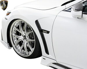 【M's】 レクサス 50系 LS F-SPORT 前期 (2017.10-2020.10) AIMGAIN 純VIP EXE フロントダクトフェンダー 左右 FRP 未塗装 エイムゲイン エアロ パーツ 部品 外装 改造 カスタム エクステリア LEXUS 50LS LS50 LS500