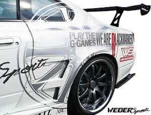 yM'szY S15 VrA (1999y-2002y) WEBER Sports A ChtF_[ E (+40mm) FRP EF[o[X|[c Lbg GA p[c i O  ЊO JX^ NISSAN SILVIA S15^ [X htg 