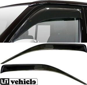 【M's】 200系 ハイエース (2004y-) UIVehicle フロント ワイドバイザー ドアバイザー サイドバイザー 左右 ユーアイビークル UI-Vehicle パーツ 部品 外装品 エクステリア 社外 カスタム トヨタ TOYOTA 20