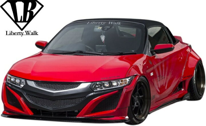 楽天市場 M S ホンダ S660 S07a 15y Lb Nation Ssx 660r Ver 2 コンプリートボディキット 5点 Frp Liberty Walk リバティーウォーク リバティウォーク リバティー リバティ Lb ワイドボディ オバフェン カスタム エアロ フルエアロ エアロセット エアロキット