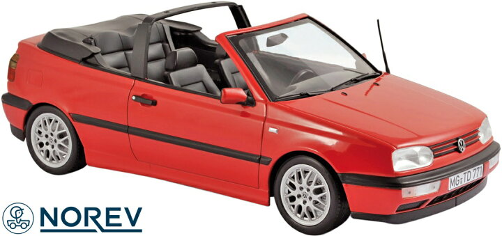 楽天市場】【NOREV】ノレブ 1/18 VW ゴルフ3 カブリオレ 1995y (レッド  