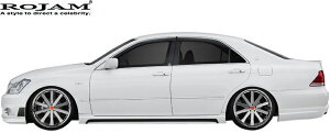 【M's】トヨタ 180系 クラウン アスリート GRS18 前期 (2003/12-2008/2) ROJAM IRT サイドステップ 左右//ロジャム エアロ サイドスポイラー サイドスカート 18クラウン クラウン18 180クラウン クラウ