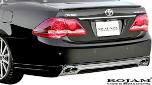 【M's】トヨタ クラウン 200系 GRS2 前期 (2008/2-2012/12) ROJAM IRT リアリップスポイラー FRP 未塗装 21-rs-cr200 ロジャム アイアールティー エアロ リアスポイラー リアスカート リヤ 20クラウン 200クラ