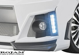 【M's】トヨタ ヴォクシー 70系 後期 (2010/5-2013/12) ROJAM IRT GENIK 縦型22cm LEDライト／／Z ZS 煌 ZRR7W FRP ロジャム エアロ VOXY ヴォクシー70 70ヴォクシー ボクシー70 70ボクシー T-22アタッチメントキット デイライト 801-vo70t-22