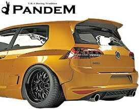 【M's】VW ゴルフ7 5G (2D) PANDEM リアフェンダー(ワイド) ／／FRP製 TRA京都 パンデム エアロ エアロパーツ エアロキット ワイドフェンダー オーバーフェンダー フォルクスワーゲン Volkswagen GOLF7 MK7